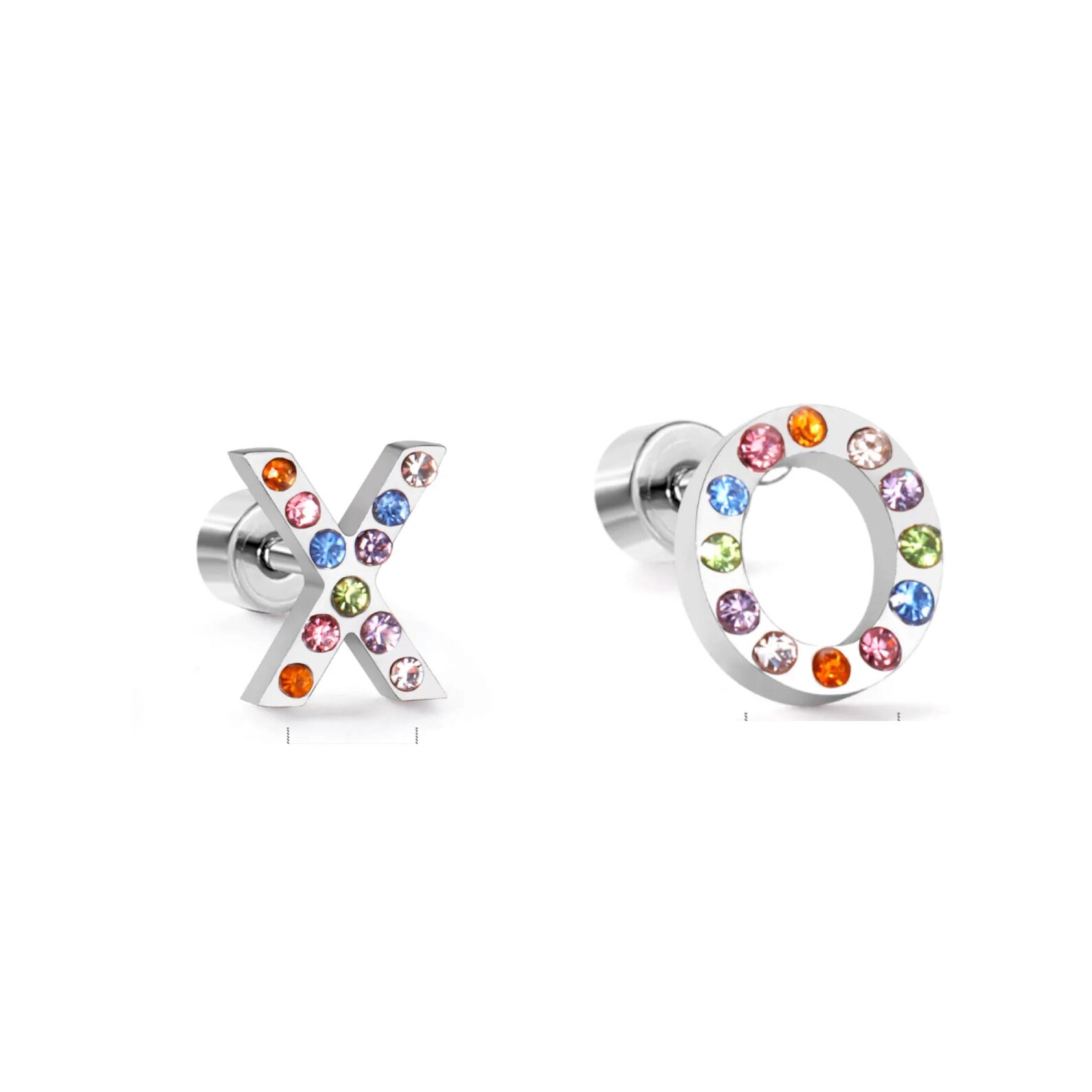 Hammer Peridot/ Citrine/ Garnet/ Rainbow Moonstone Earrings in Sterlin –  Sunaka Jewelry